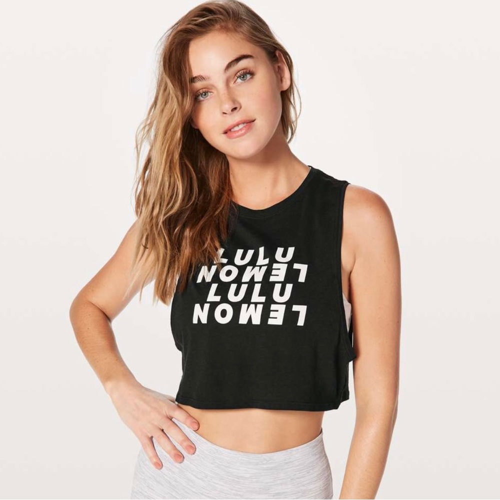 Lululemon muscle crop tank
